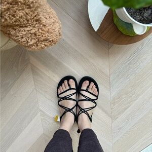 Teva Black Strappy Athletic Sandals